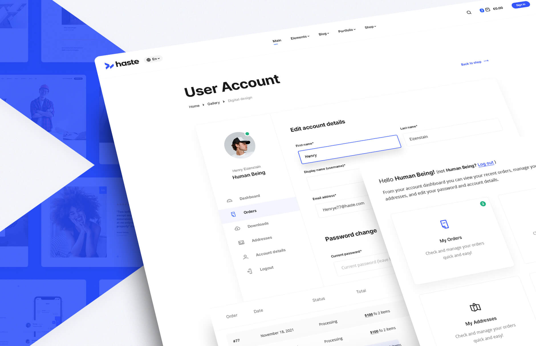 Clean User UI&UX – Web Agency